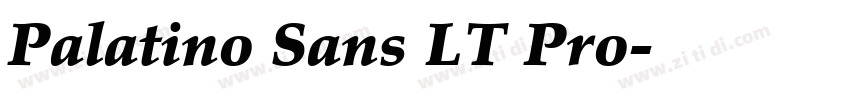 Palatino Sans LT Pro字体转换